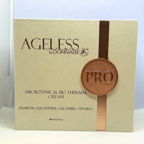 NIB! Ageless By Donna Bella 24k Botanical Bio Thermal Cream Pro ~60ml / 2 fl.oz